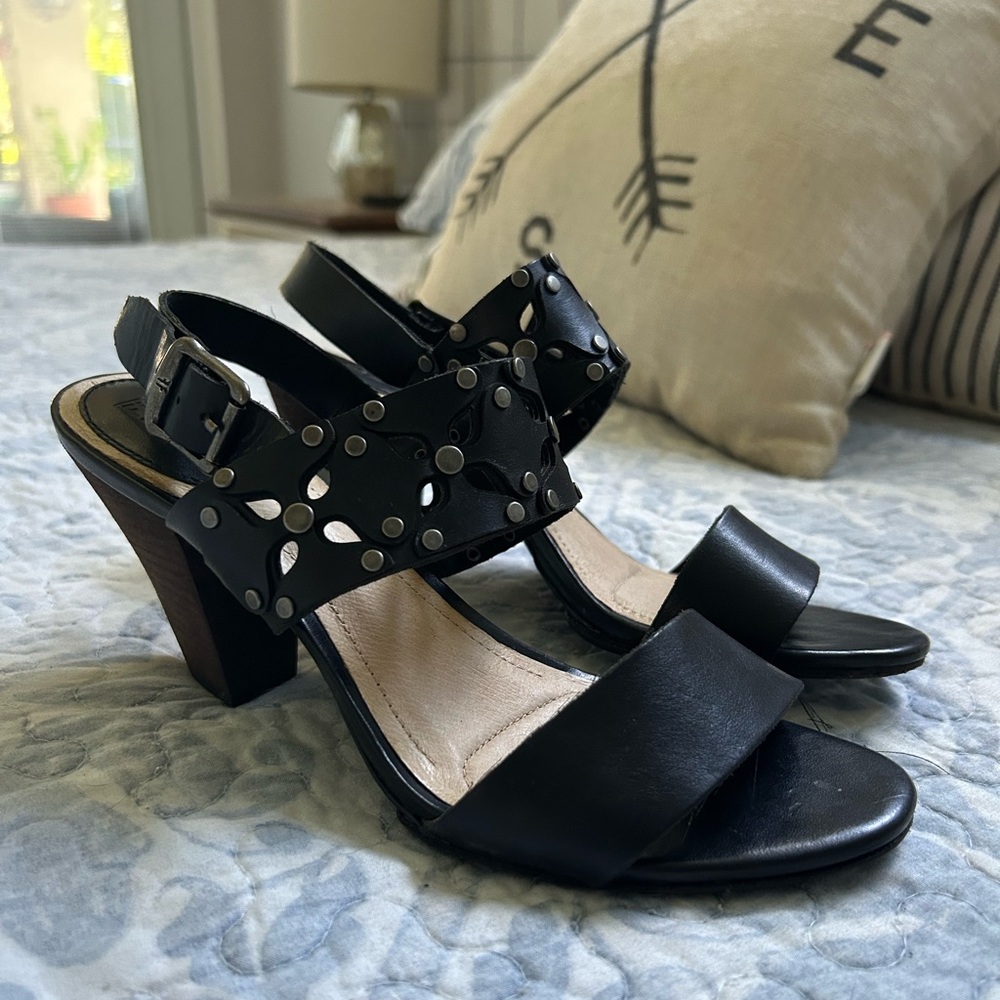 Frye leather heels